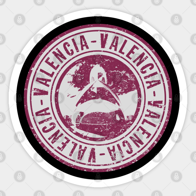 Valencia pride stamp Valencia Sticker TeePublic